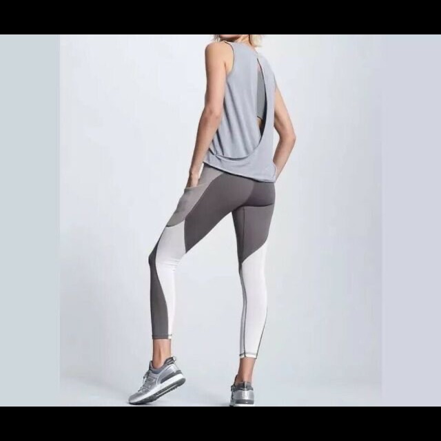 Athleta Colorblock Up For Anything 7/8 Leggings